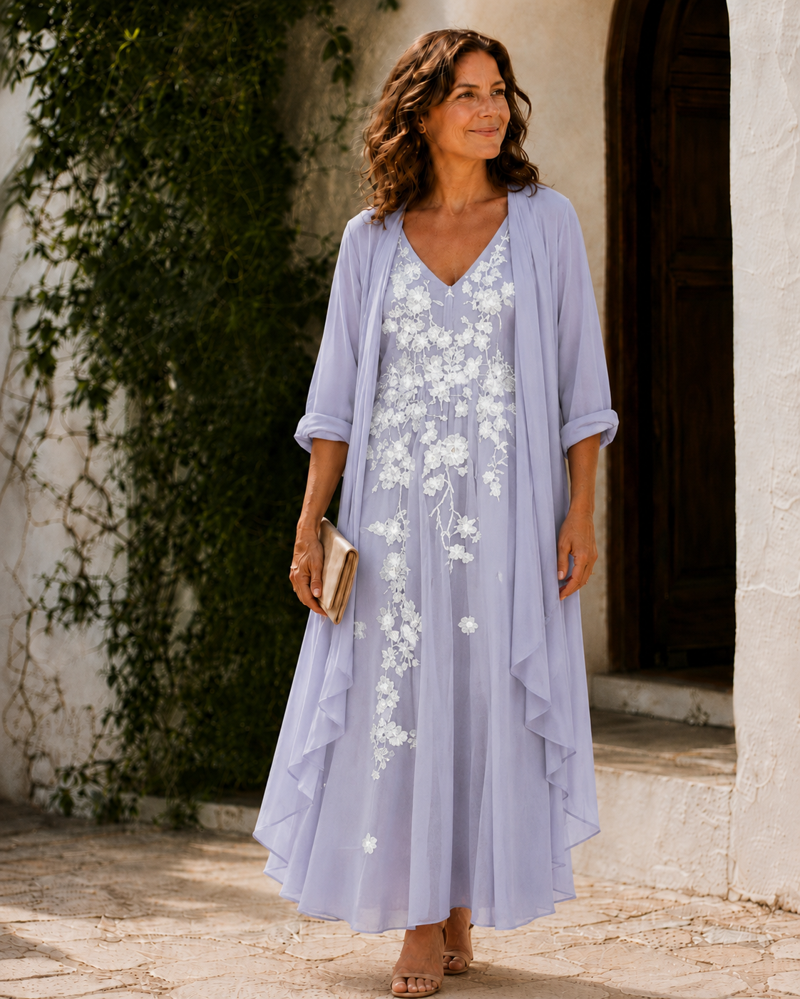 Abito Duster in Pizzo