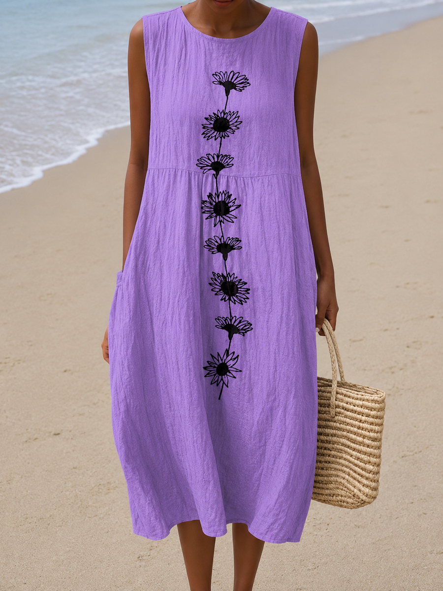 Emma™ Midi Dress Viola Fiorito