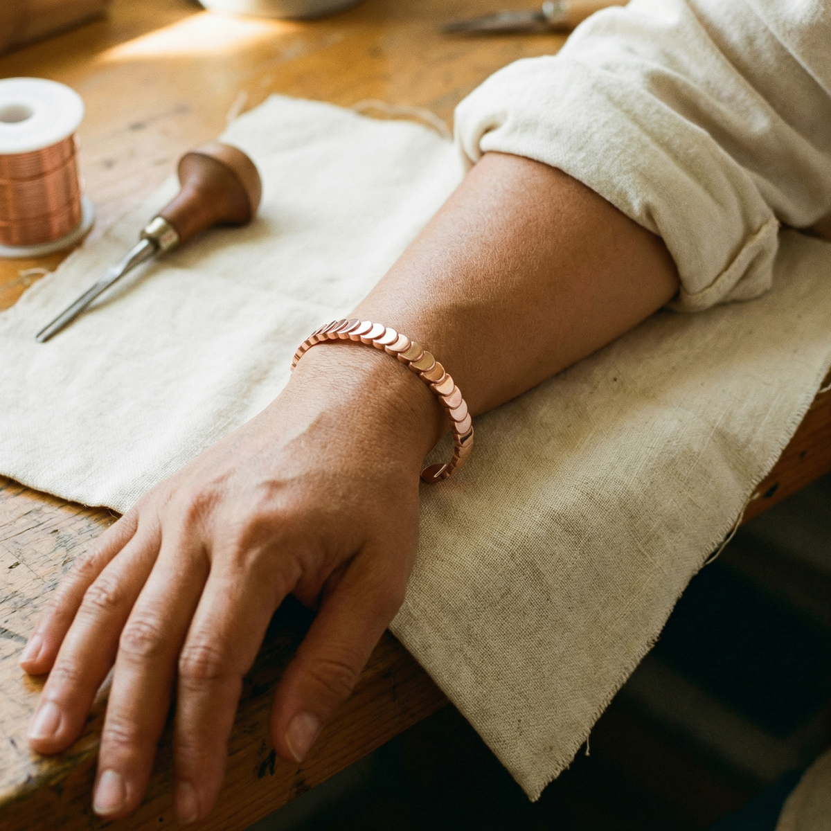Bracciale in Rame di Valentini & Morelli Roma - Maree