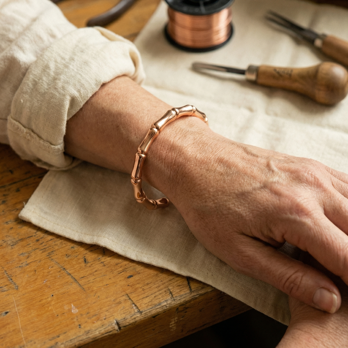 Bracciale in Rame di Valentini & Morelli Roma - Grove