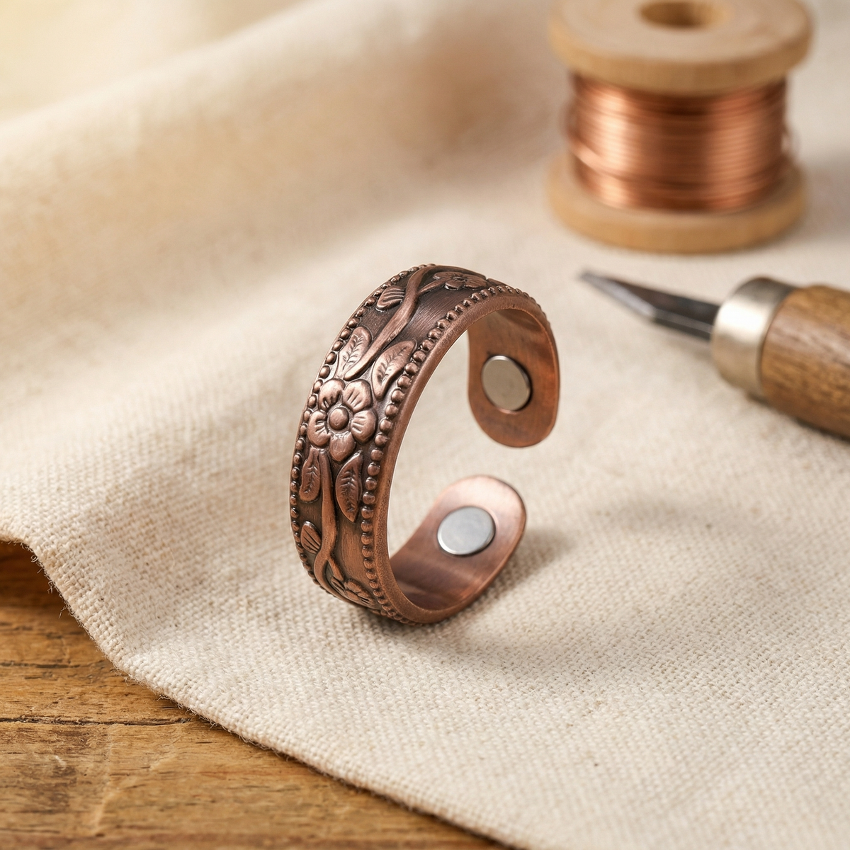 Anello in Rame di Valentini & Morelli Roma - Petalo