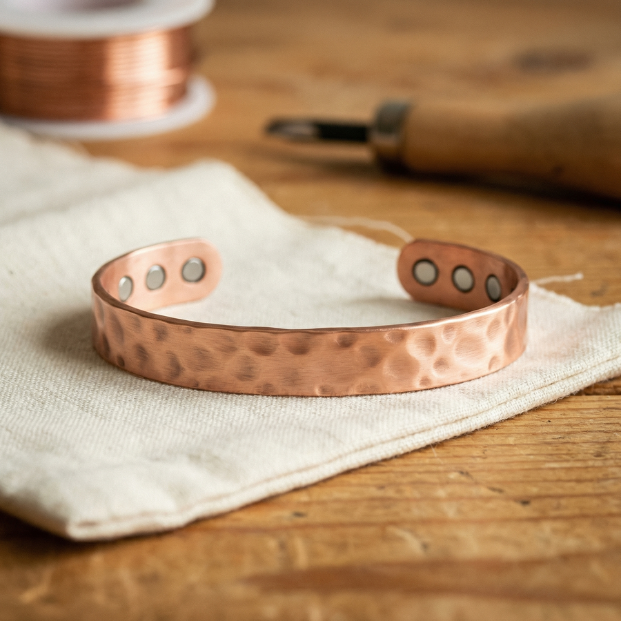 Bracciale in Rame di Valentini & Morelli Roma - Pietra Calamita