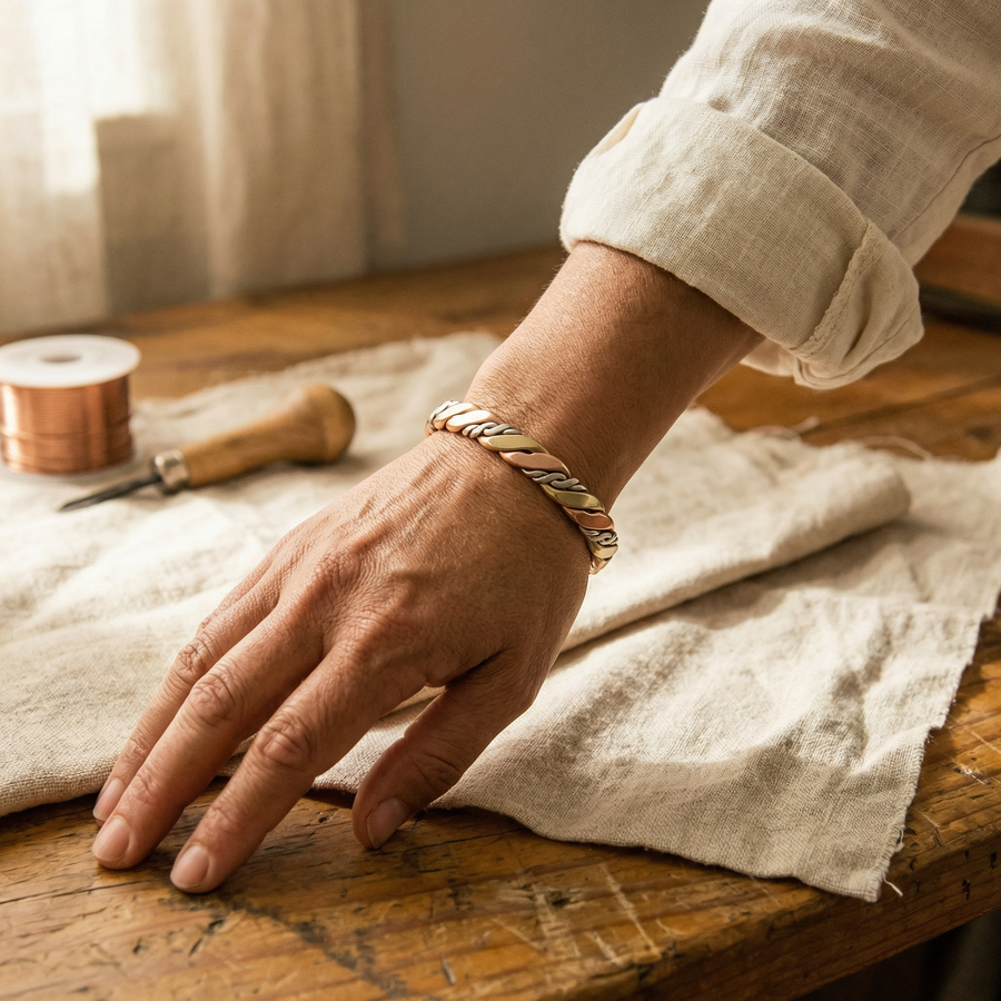 Bracciale in Rame di Valentini & Morelli Roma - Selce
