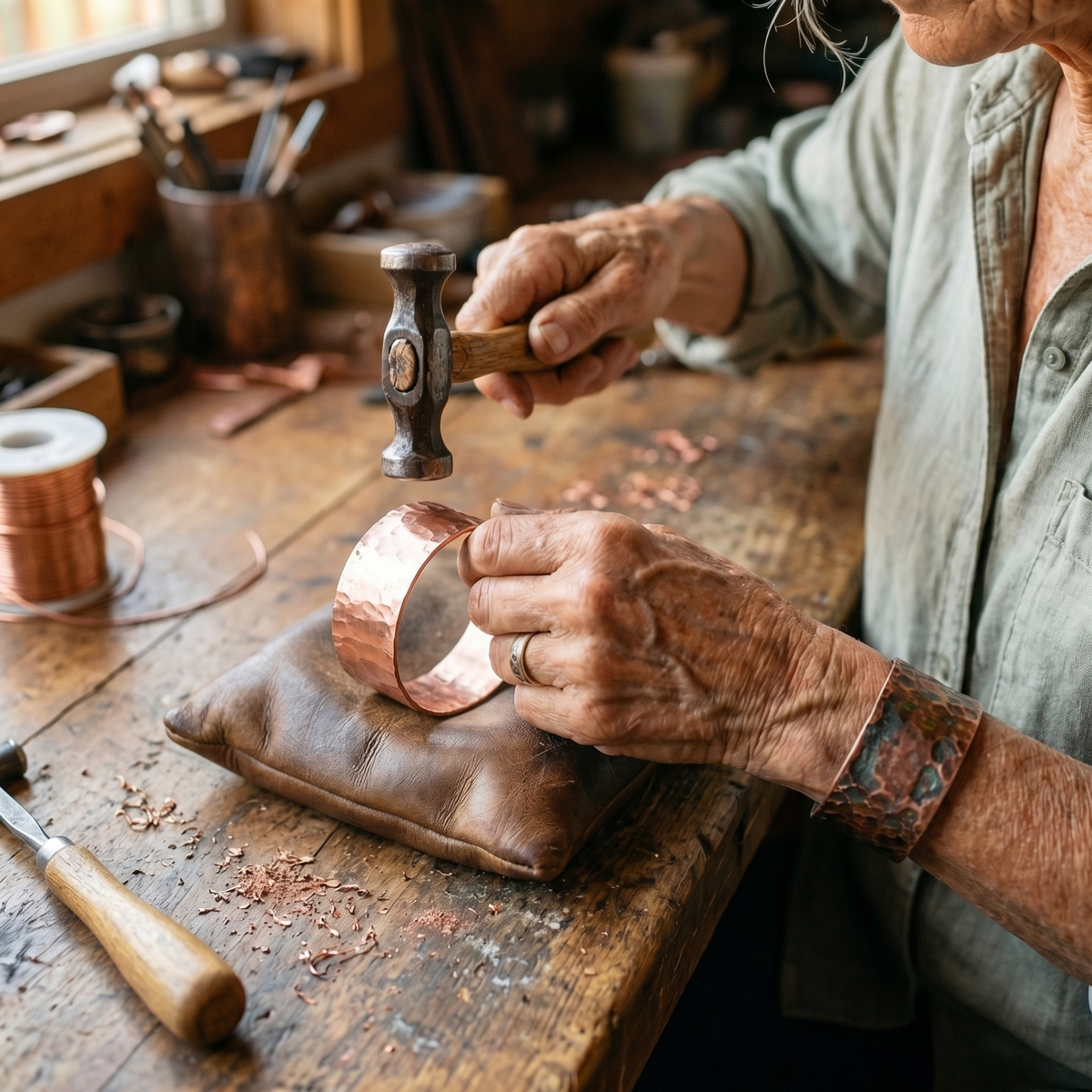 Bracciale in Rame di Valentini & Morelli Roma - Incudine
