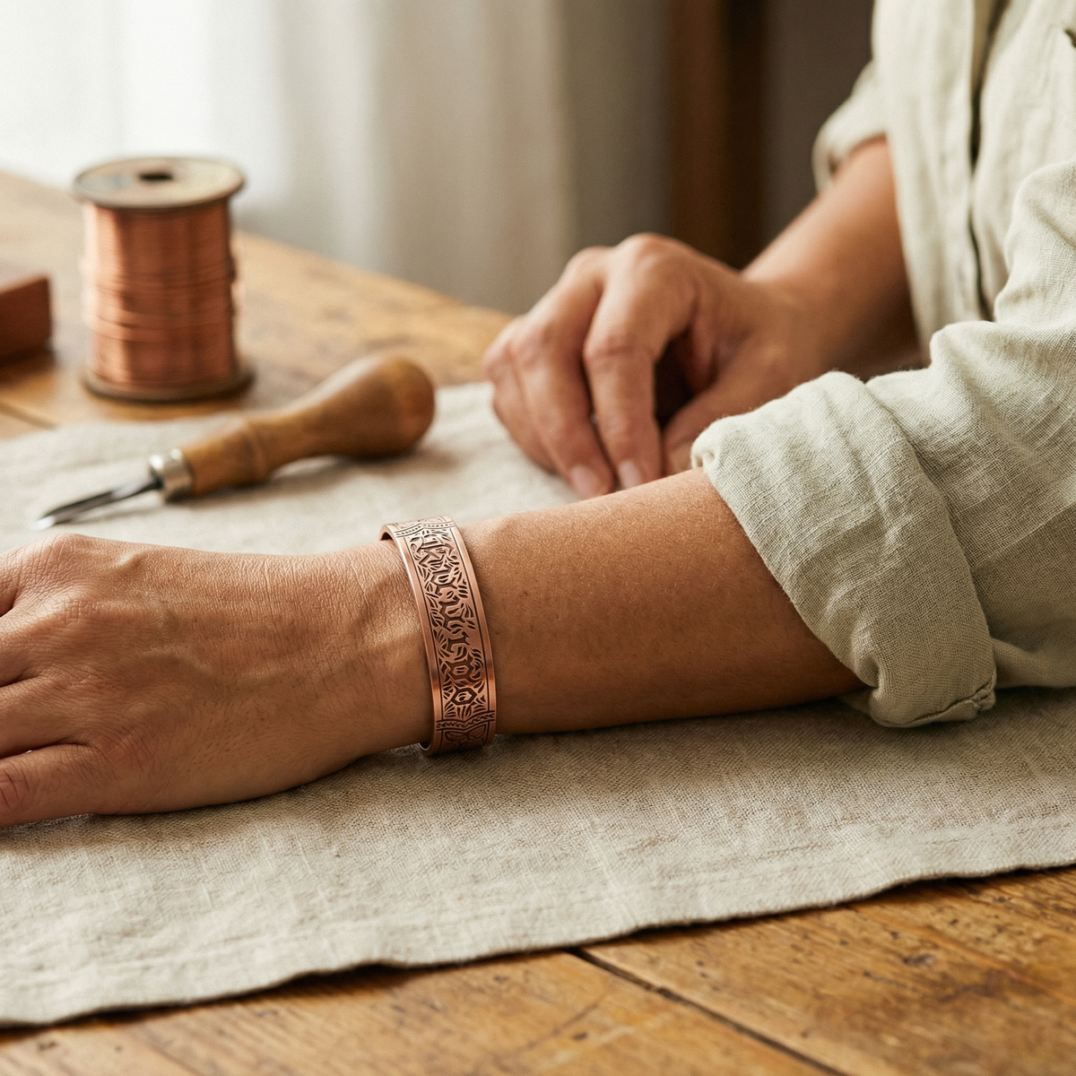 Bracciale in Rame di Valentini & Morelli Roma - Drift