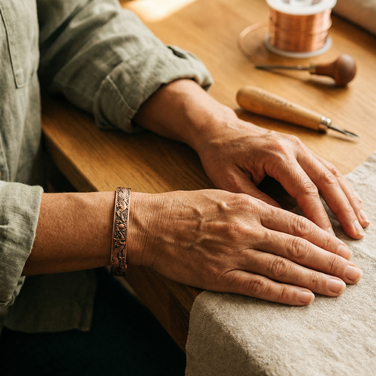 Bracciale in Rame di Valentini & Morelli Roma - Loam