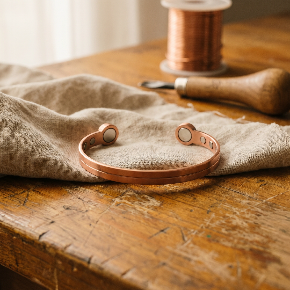Bracciale in Rame di Valentini & Morelli Roma - Muschio