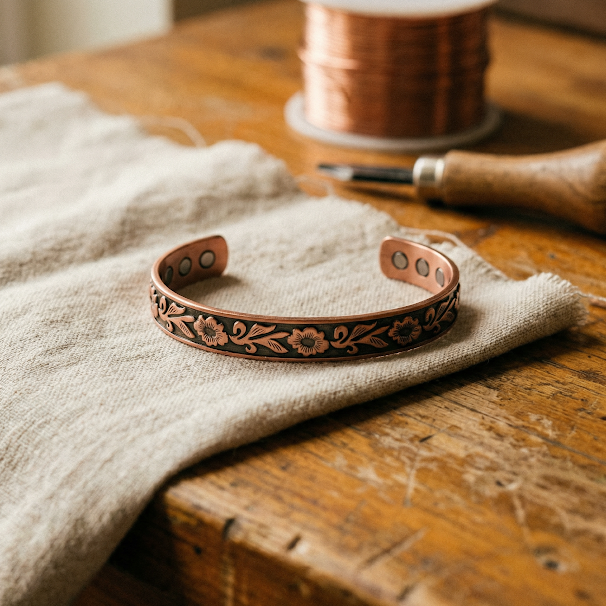 Bracciale in Rame di Valentini & Morelli Roma - Fiore di Campo