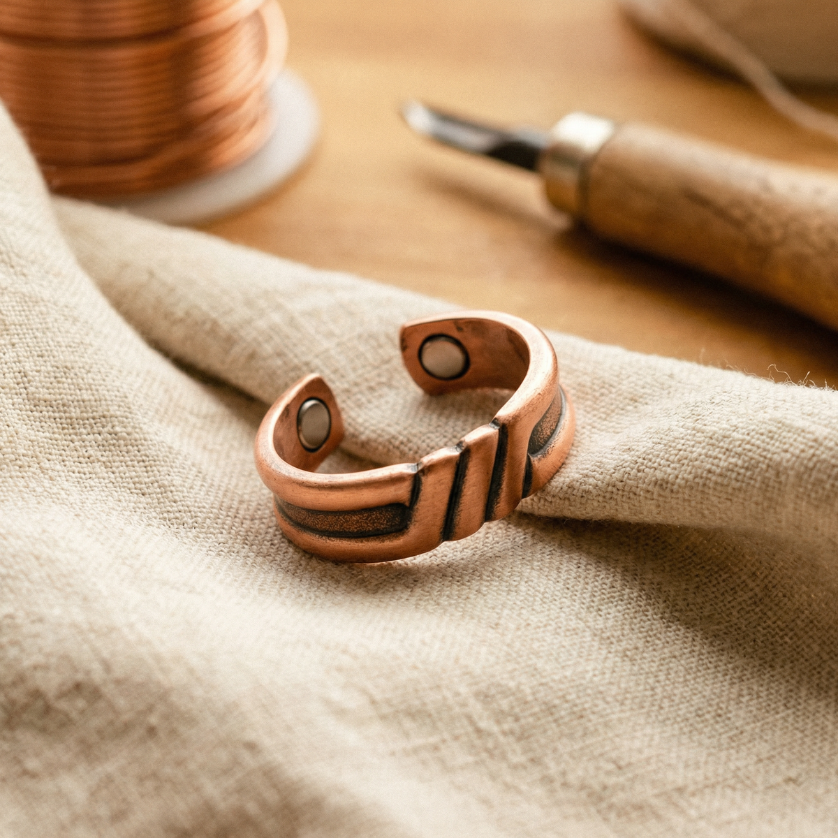 Anello in Rame di Valentini & Morelli Roma - Torba