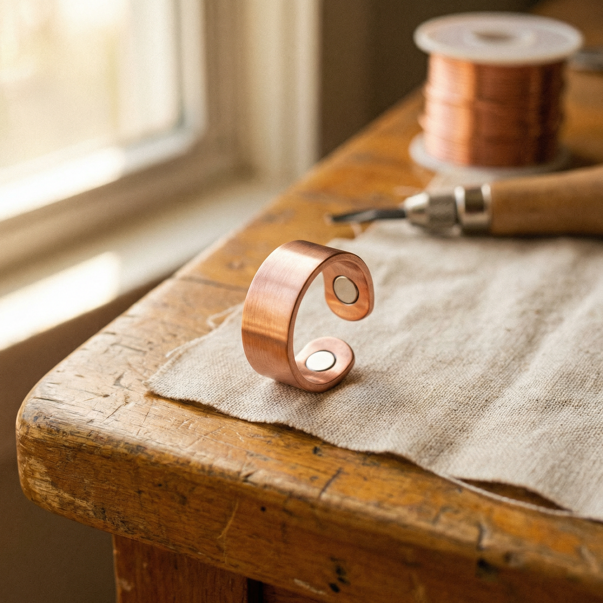 Anello in Rame di Valentini & Morelli Roma - Saldato