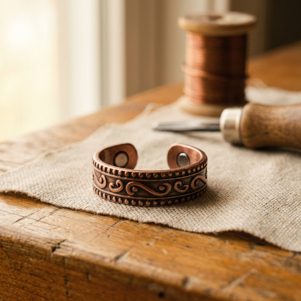 Anello in Rame di Valentini & Morelli Roma - Felce