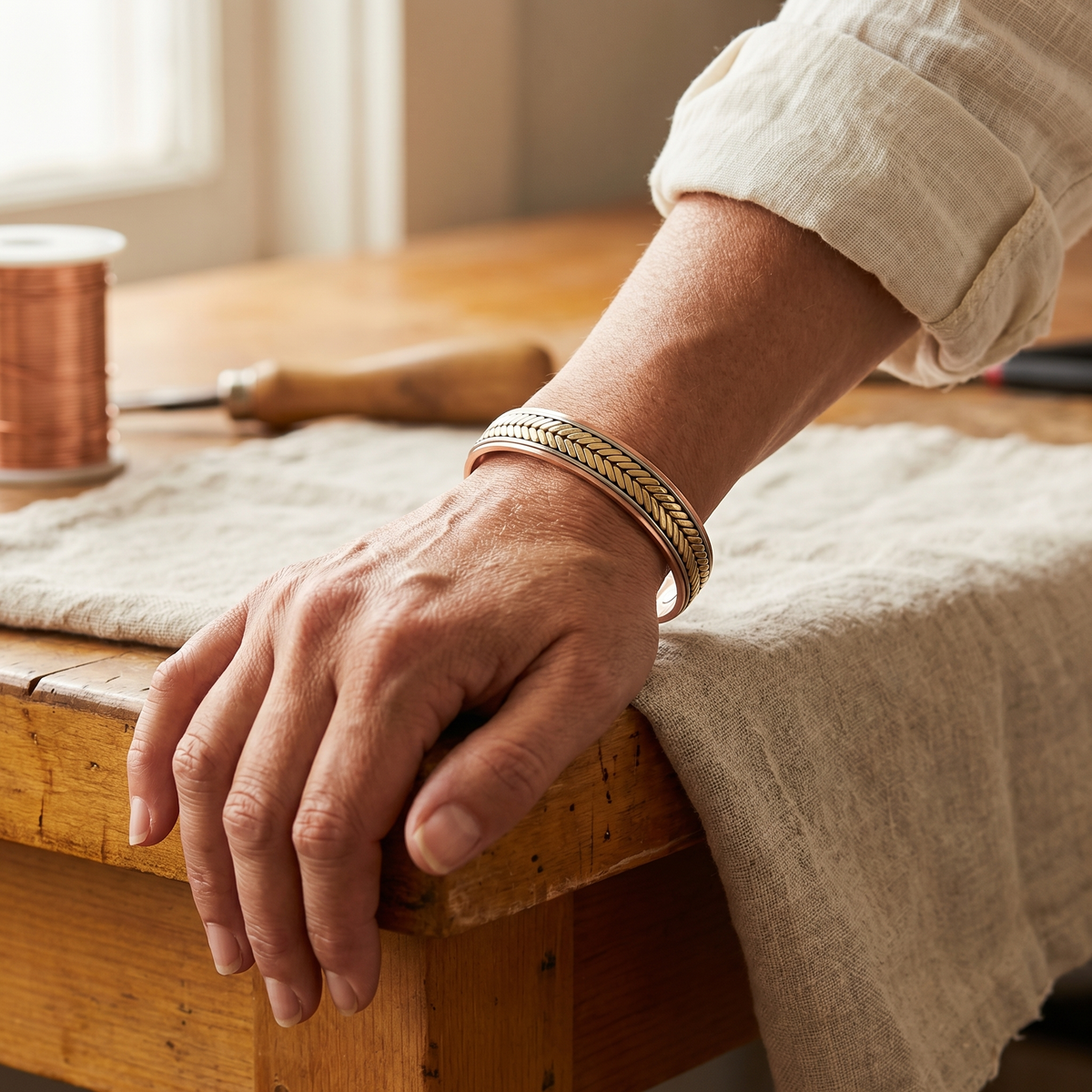 Bracciale in Rame di Valentini & Morelli Roma - Vento