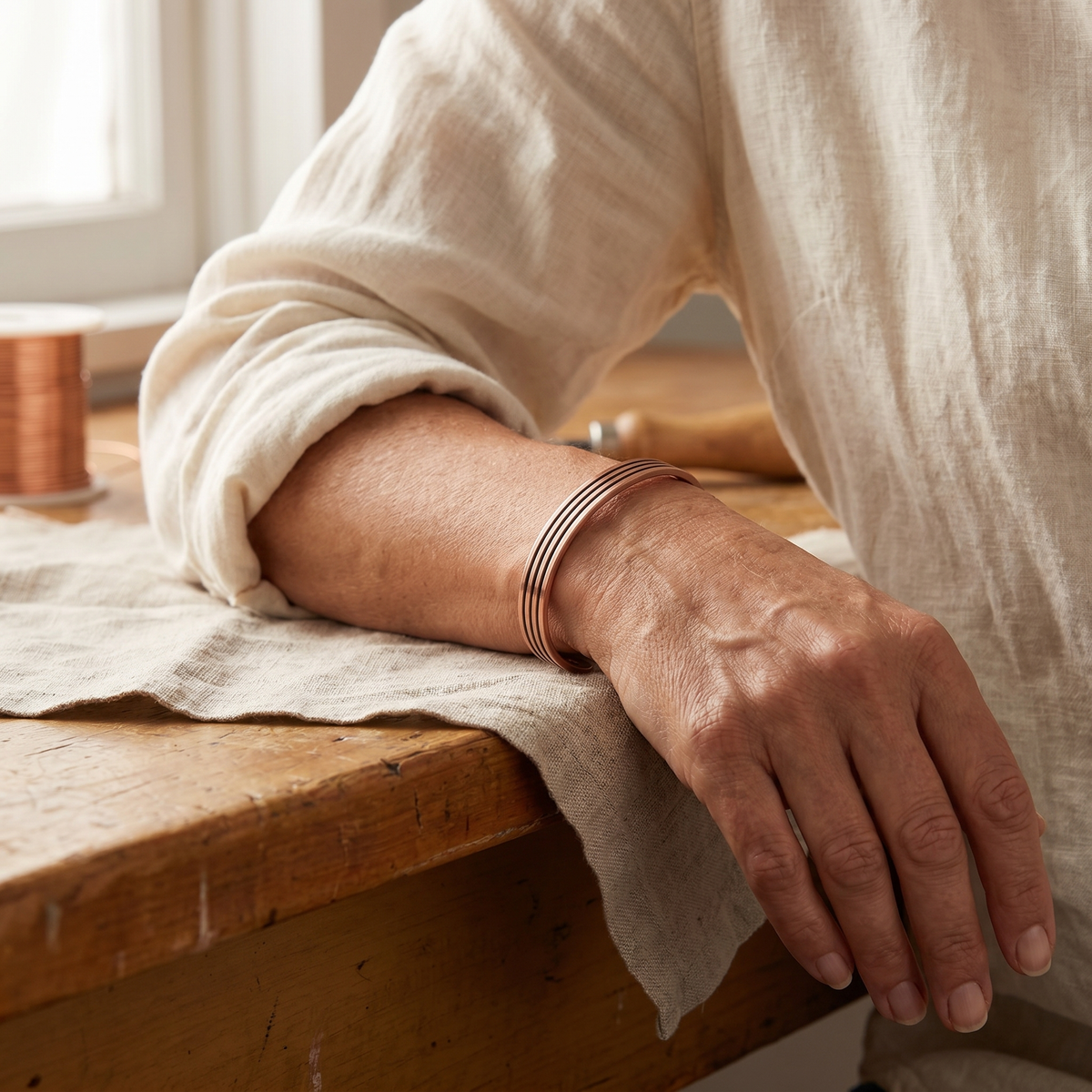 Bracciale in Rame di Valentini & Morelli Roma - Salvia