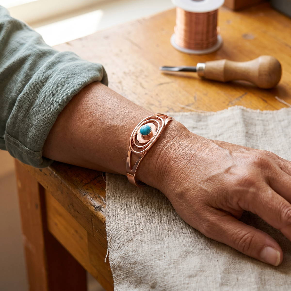 Bracciale in Rame di Valentini & Morelli Roma - Sedge