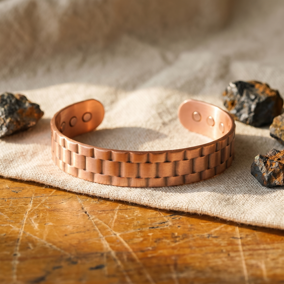 Bracciale in Rame per Uomo di Valentini & Morelli Roma - Ore