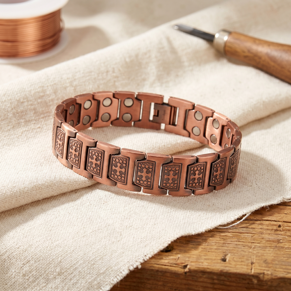Bracciale in Rame per Uomo di Valentini & Morelli Roma - Gale