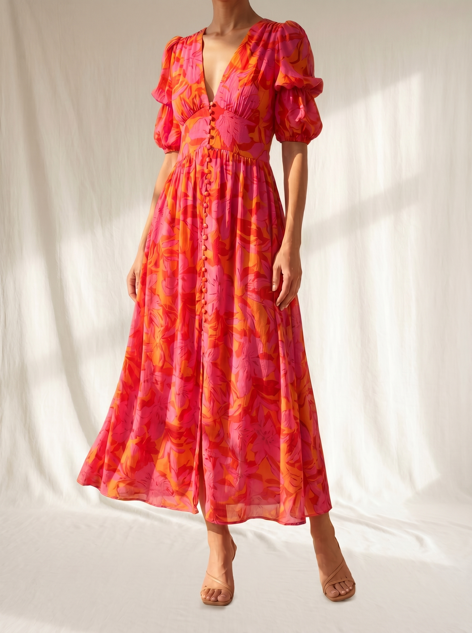 Armonia | Abito Maxi Bagliore Solare