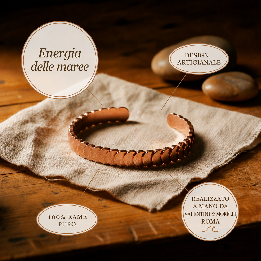 Bracciale in Rame di Valentini & Morelli Roma - Maree