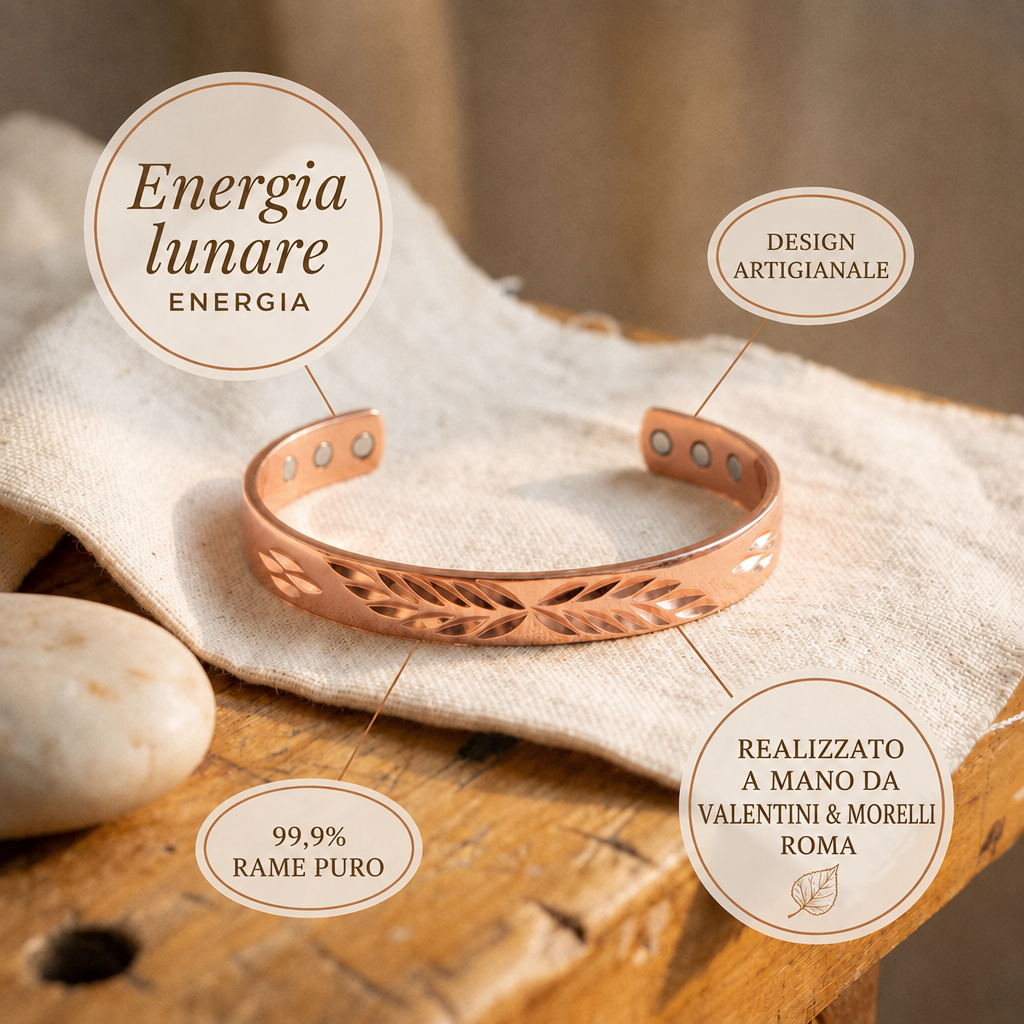 Bracciale in Rame di Valentini & Morelli Roma - Lunare