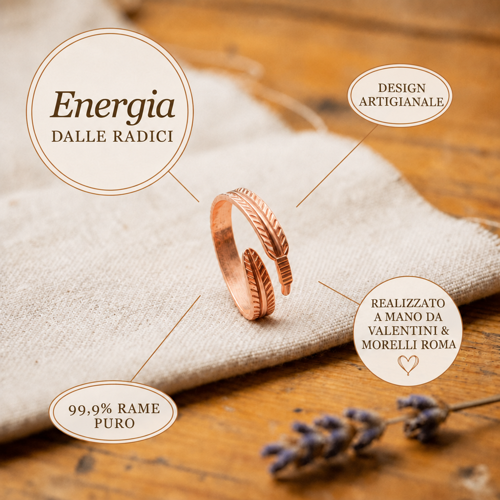 Anello in Rame di Valentini & Morelli Roma - Radici