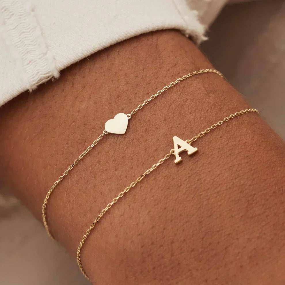 Vita Signa Bracciale Iniziale | Oro