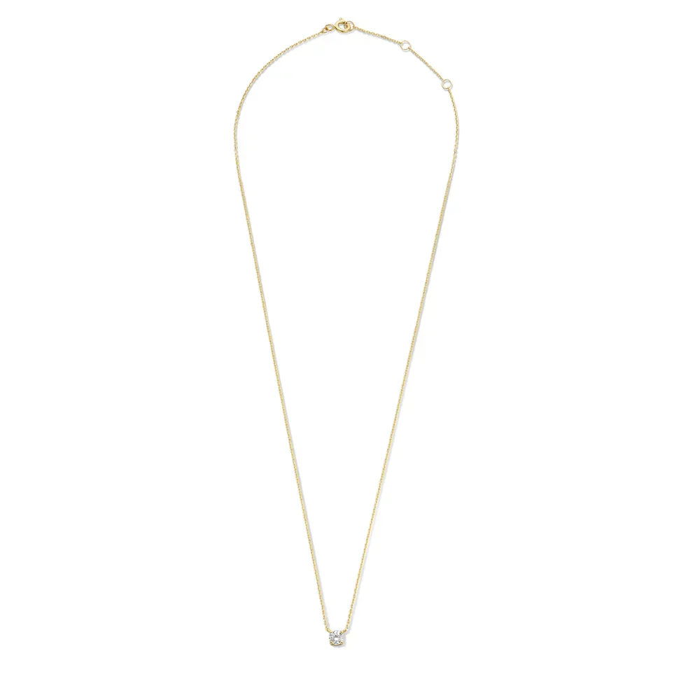 Collana Cléa con moissanite | Oro