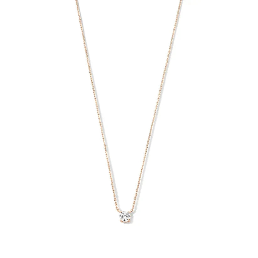Collana Cléa con moissanite | Oro