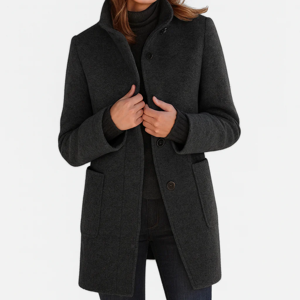 Eleonora | Cappotto in lana dal taglio midi