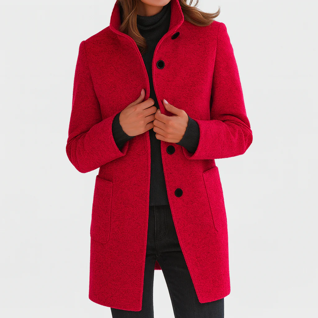 Eleonora | Cappotto in lana dal taglio midi