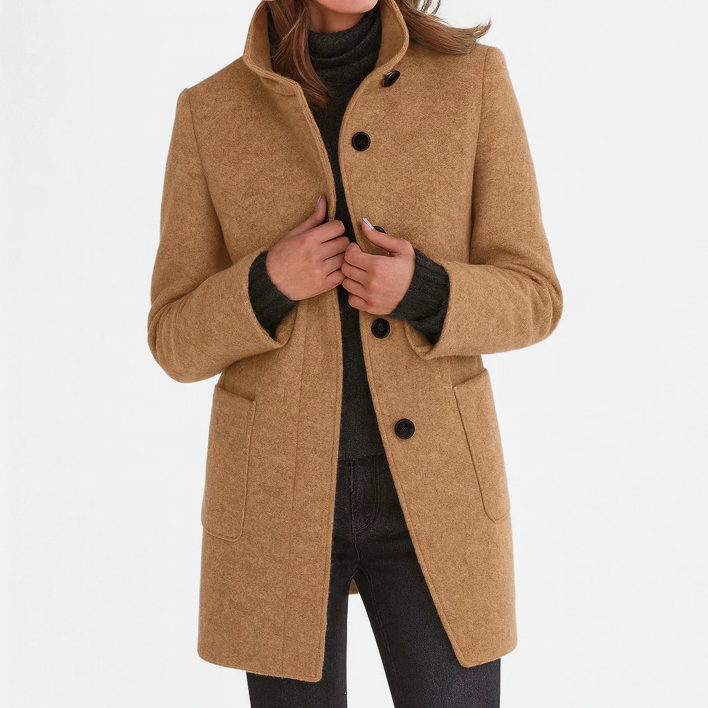 Eleonora | Cappotto in lana dal taglio midi