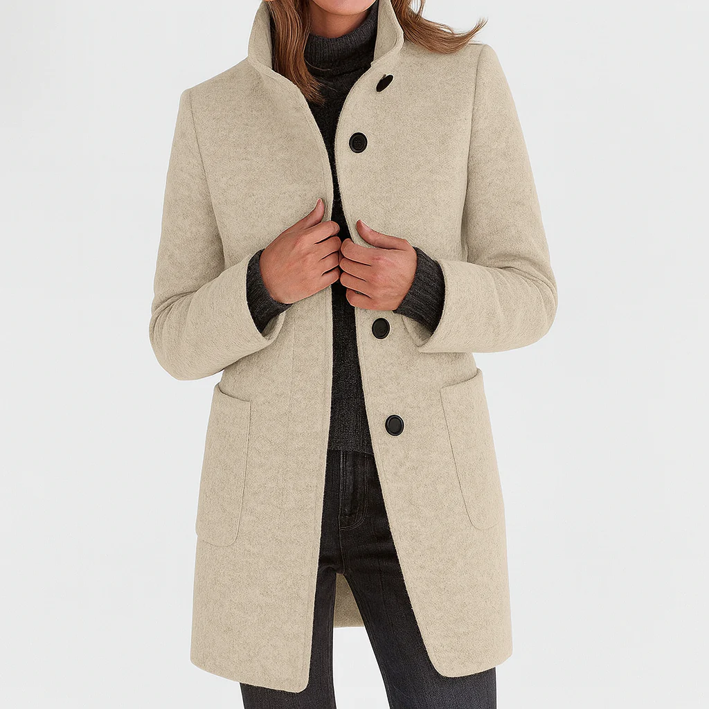 Eleonora | Cappotto in lana dal taglio midi