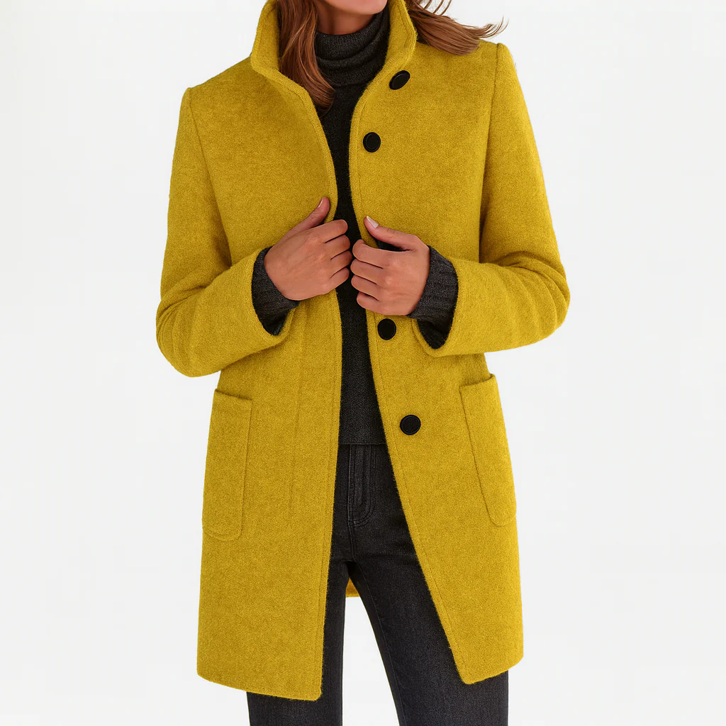 Eleonora | Cappotto in lana dal taglio midi