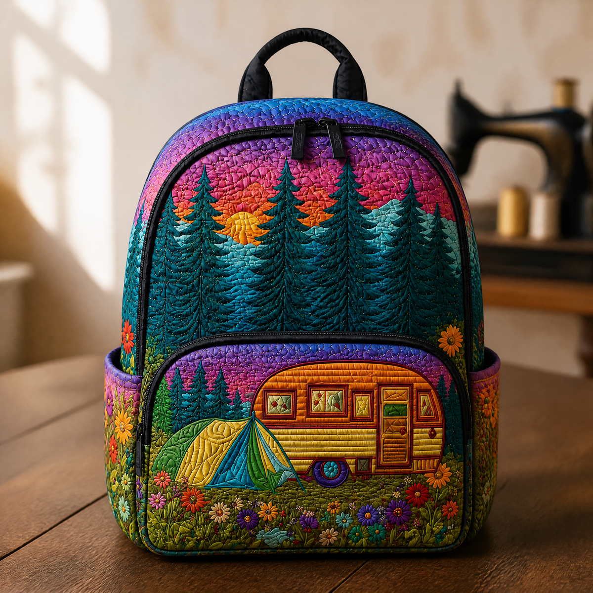Zaino Trapuntato Camping Vibes