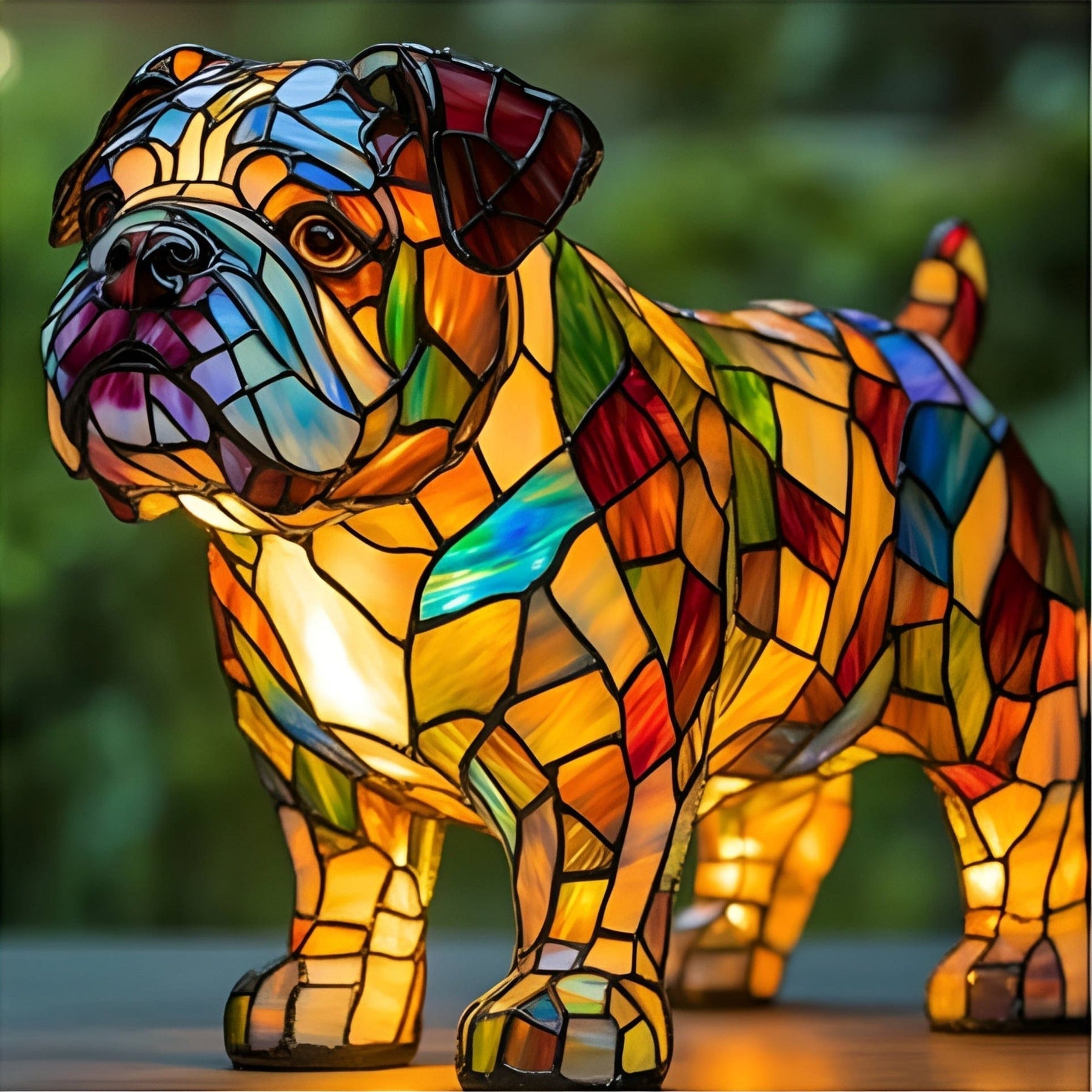Lampada Glow Bulldog Coraggioso