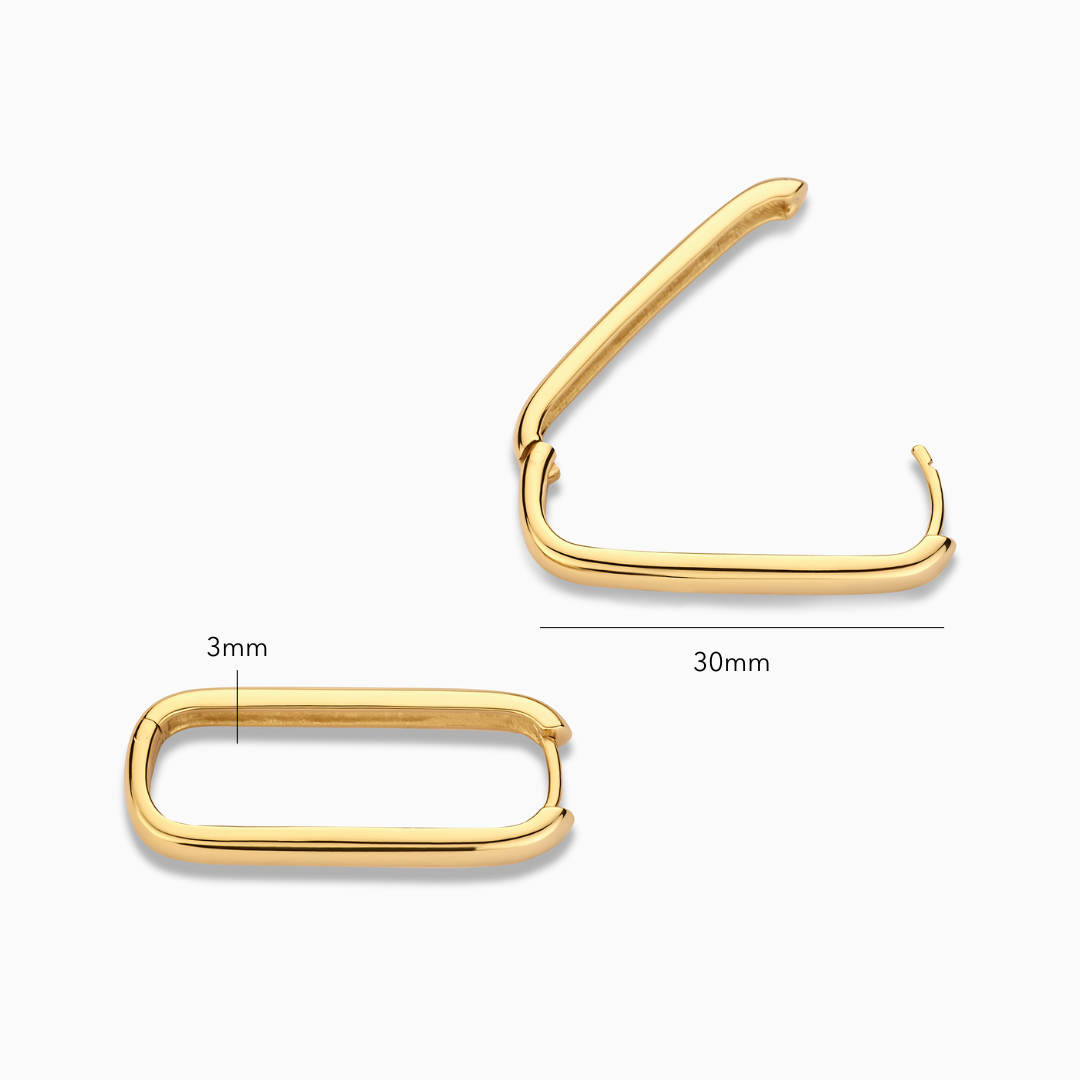 Orecchini Grandi con Icone | Oro