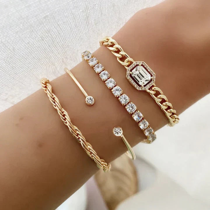 Set di bracciali Domitia Calvina | Oro