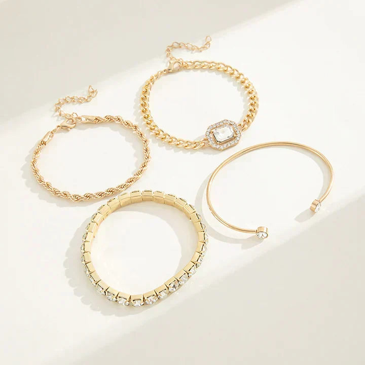 Set di bracciali Domitia Calvina | Oro