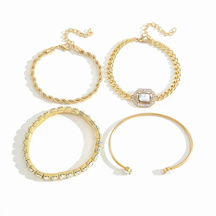 Set di bracciali Domitia Calvina | Oro