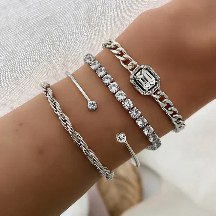 Set di bracciali Domitia Calvina | Oro